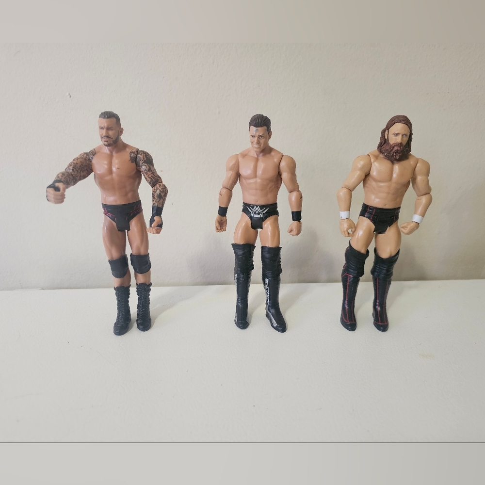 WWE Action Figures Set of 3
